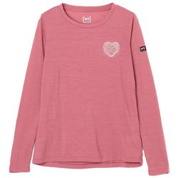 Wリトルハートウッドロングスリーブ レディース カットソー MAUVEWOOD(30G) Sサイズ SNWP04071N