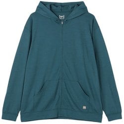 JP140エブリディジップアップフーディー ユニセックス フィットネス パーカー Dark Teal Green(240) Lサイズ SNUJ10089