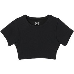 JPワッフルショートスリーブブラトップ レディース フィットネス ヨガ ブラトップ Smoke Black(J164) XSサイズ SNWJ10236