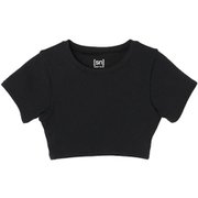 JPワッフルショートスリーブブラトップ レディース フィットネス ヨガ ブラトップ Smoke Black(J164) Sサイズ SNWJ10236