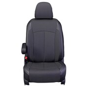 シートカバー 全席セット ムーヴカスタム/ステラカスタム クロス ブラック×ホワイト 12WDA6562KW