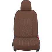 シートカバー 全席セット ムーヴカスタム/ステラカスタム ストリームステッチ ブラウン×アイボリーステッチ 25EDA6562NV