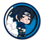 SYNC-NRTRE-MB NARUTO -ナルト- レザーバッジ（丸形） うちはサスケ