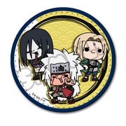 SYNC-NRTRE-MH NARUTO -ナルト- レザーバッジ（丸形） 自来也＆綱手＆大蛇丸