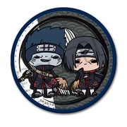 SYNC-NRTRE-ML NARUTO -ナルト- レザーバッジ（丸形） うちはイタチ＆干柿鬼鮫