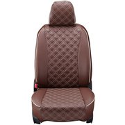 シートカバー 全席セット レクサスRX キルト ブラウン×アイボリーステッチ 15ETB1105N
