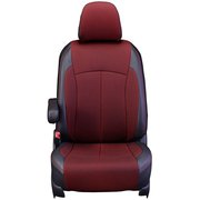 シートカバー 全席セット デリカD：5 クロス ブラック×レッド 12WMC0778KA