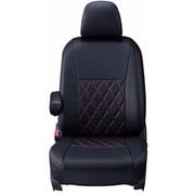 シートカバー 全席セット セレナ/ランディ ダイヤ ブラック×レッドステッチ 16ENC0576D