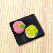 PA-689 手芸キット 和菓子マグネット 梅と菜の花