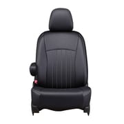 シートカバー 全席セット トライトン ライン ブラック×ホワイトステッチ 43EMB7550KW