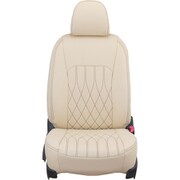 シートカバー 全席セット フォレスター ストリームステッチ アイボリー×ブラウンステッチ 25EFB8154VN