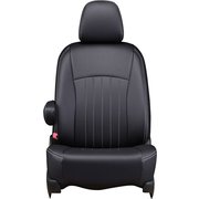 シートカバー 全席セット カムリ ライン ブラック×ホワイトステッチ 43ETB1442KW