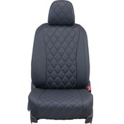 シートカバー 全席セット クラウンエステート オーバーステッチ ブラック×ブルーステッチ 24ETB0184KE