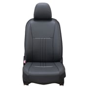 シートカバー 全席セット タントウェルカムシートリフト/タントウェルカムシートリフトカスタム/シフォン（福祉車両）アクセント ブラック×ホワイト 47EDA6525KW