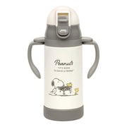 水筒 ストローステンマグ スヌーピー 2way 保冷 軽量 350ml ストロー付き 子ども STWM3N