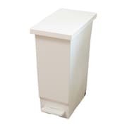 ゴミ箱 45L ペダルペール フタの開く向きを選べる パッキン付き ホワイトティー