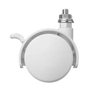 Fits フィッツ ネジ式キャスター ストッパー付き 4個入り ホワイト