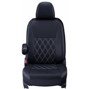 シートカバー 全席セット レガシィツーリングワゴン/レガシィアウトバック ダイヤ ブラック×ホワイトステッチ 16EFB8102K