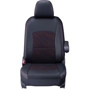 シートカバー 全席セット クラウンロイヤル クール ブラック×レッド 17ETB1429KA