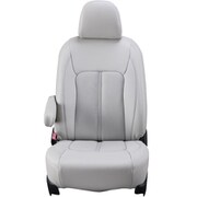 シートカバー 全席セット アルファード（福祉車両）/ アルファードハイブリッド（福祉車両）センターレザー ライトグレー 23ETC1662L
