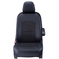 シートカバー 1・2列目のみ キャラバンワゴン/キャラバン（福祉車両）クール ブラック×タンベージュ 17ENB5292KT