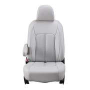 シートカバー 全席セット NV100クリッパー/ミニキャブバン/ミニキャブMiEV センターレザー ライトグレー 23EMA0755L