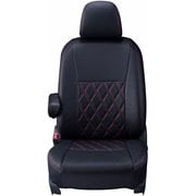 シートカバー 全席セット プリウスα/メビウス ダイヤ ブラック×レッドステッチ 16ETB1131D