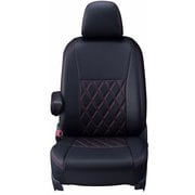 シートカバー 全席セット ゼスト/ゼストスパーク ダイヤ ブラック×レッドステッチ 16EHA0325D