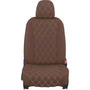 シートカバー 全席セット アイシス オーバーステッチ ブラウン×アイボリーステッチ 24ETC0272NV