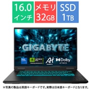 ゲーミングノートPC/GAMING A16 PRO/16.0型/Core 7 プロセッサー 240H/GeForce RTX 5080 Laptop GPU 16GB GDDR7/メモリ 32GB/SSD 1TB/Windows 11 Pro/ブラックスチール DYHG5JPC64SP