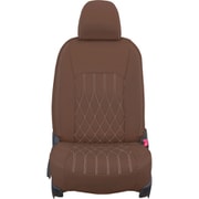 25EHC0408NV [シートカバー 全席セット ステップワゴン ストリームステッチ ブラウン×アイボリーステッチ]