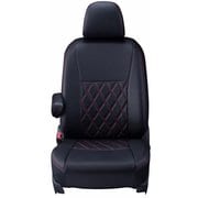 シートカバー 全席セット ハスラー ダイヤ ブラック×レッドステッチ 16ESA6061D