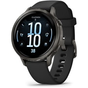Venu 4（ヴェニュー 4）41mm Slate / Black シリコンバンド 心電図（ECG）アプリ Suica対応 GPSスマートウォッチ 010-03013-32