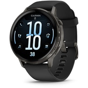 Venu 4（ヴェニュー 4）45mm Slate / Black シリコンバンド 心電図（ECG）アプリ Suica対応 GPSスマートウォッチ 010-03014-30