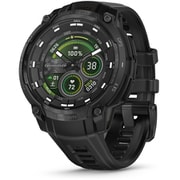 Instinct Crossover AMOLED Tactical（インスティンクト クロスオーバー アモレッド タクティカル）Black（ブラック）シリコンバンド Suica対応 ハイブリッドGPSスマートウォッチ 010-03398-32