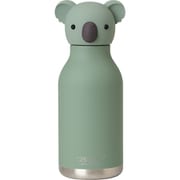 BESTIE（べスティ） キャラクター ボトル 460ml カナダ発 アニマル 動物 保温保冷 ステンレスボトル 高品質 ステンレス 二層構造 スクリュー式 ストロー付き コアラ グリーン SBV44KO