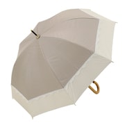 長傘 晴雨兼用 centelleo（センテリオ）バイカラー パラソル レース 手開き式 50cm B
