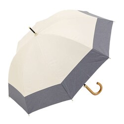 長傘 晴雨兼用 centelleo（センテリオ）ダンガリー バイカラー パラソル 手開き式 50cm B