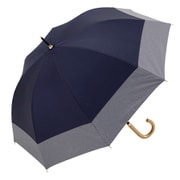 長傘 晴雨兼用 centelleo（センテリオ）ダンガリー バイカラー パラソル 手開き式 50cm D