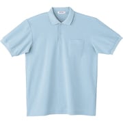 半袖シャツ サックス 4L 17-016-4L