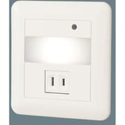 壁埋込型 LED（電球色）フットライト コンセント付 明るさセンサ付 白熱電球10形以下1灯器具相当 LBJ70078