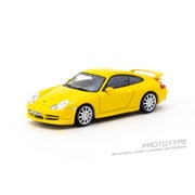 T64G-069-YL 1/64 Porsche 911 GT3 （type 996） Yellow [ダイキャストミニカー]