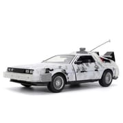JADA36145 1/24 バック・トゥ・ザ・フューチャー I タイムマシーン （デロリアン） 凍結仕様 点灯ギミック付 [ダイキャストミニカー]
