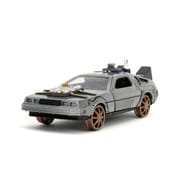 JADA34786 1/32 バック・トゥ・ザ・フューチャー III タイムマシーン （デロリアン） トレインホイール [ダイキャストミニカー]
