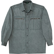 Jichodo シャツ スミグレー L 30204-041-L