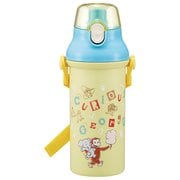 直飲プラワンタッチボトル 480ml おさるのジョージ アルファベット PSB5SAN