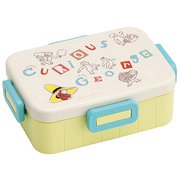 1段ランチボックス 650ml おさるのジョージ アルファベット YZFL7