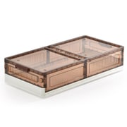 折りたたみベッド下収納ボックス BENRY ブラウン(単品) ONLS0356PLBRN