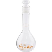 AS 短型メスフラスコ白200ml ASONE 1-8566-03