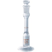 AS 台付メスフラスコ白 2ml（ASONE） 1-8582-02